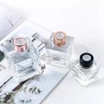Different Sizes 50ml 100ml 200ml Empty Square Reed Diffuser Glass Bottles With