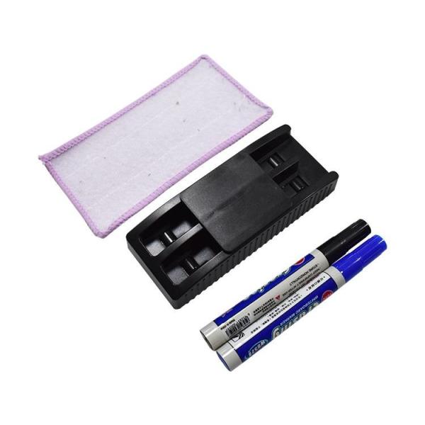 Custom Plastic Magnetic Whiteboard Erasers With Pen Holder