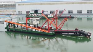 China Crown Cutter Head Diameter 450 mm Hydraulic Sand Mining Dredge for Sand Dredging and Port deepening wholesale