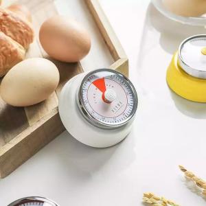 China Round Magnet Kitchen Timer , Safe Mini Circle Digital Cooking Timer on sale