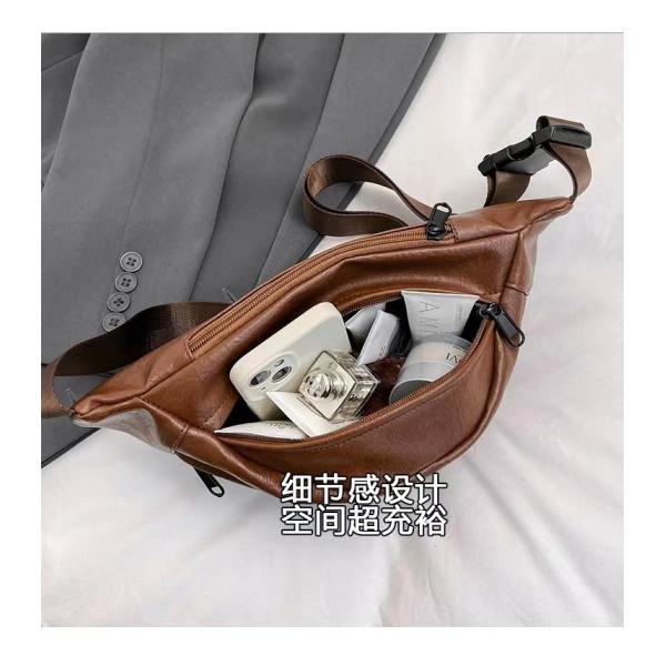 Ultra light unisex chest bag simple solid color Fanny pack brand men's crossbody bag shoulder bag