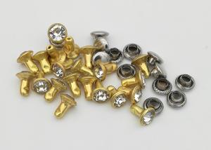China Fashionable Metal Shoelace Eyelets , 40mm Metal Eyelets Two Parts Small Cute wholesale