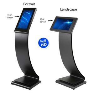 China 15.6 inch 400nits Interactive Advertising Display Rotatable Touch Screen Kiosk on sale
