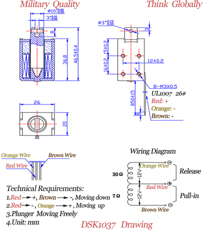 Linear Solenoids ︱ Latching Solenoids︱Single direction keep Solenoids︱Locks Solenoids
