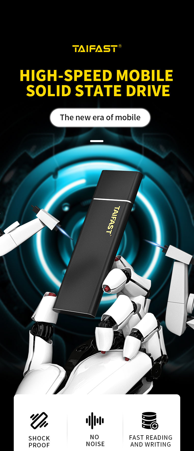 Metal NGFF 1TB External Hard Drive Disk Sata External Portable