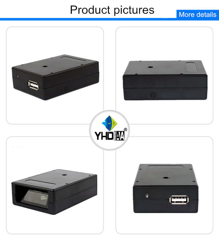 Fixed Mount Omni Directional Bar Code Scanner 2D Reader RS232 USB TTL Interface