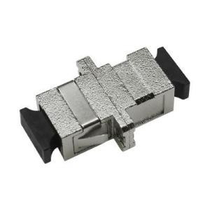 China Metal SC Simplex Adapter , Fibre Optic Coupler With Dust Caps wholesale