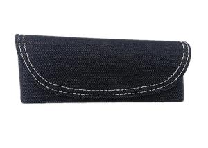 China Durable Denim Cloth Optical Glasses Case Reusable Blue Or As Your Request wholesale