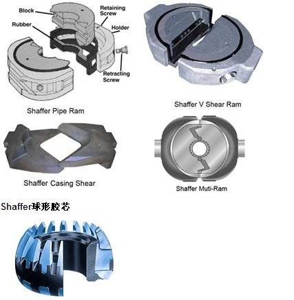 API 16A BOP packers and rubber seals