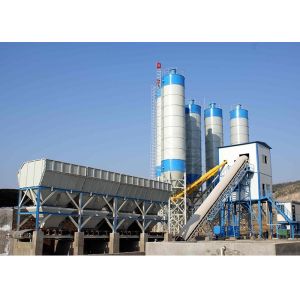 Large Capacity Stationary Cement Concrete Batching Plant For Construction