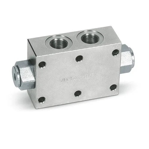 Hydraulic Double Pilot Operated Check Valve Two Cartridge Design
