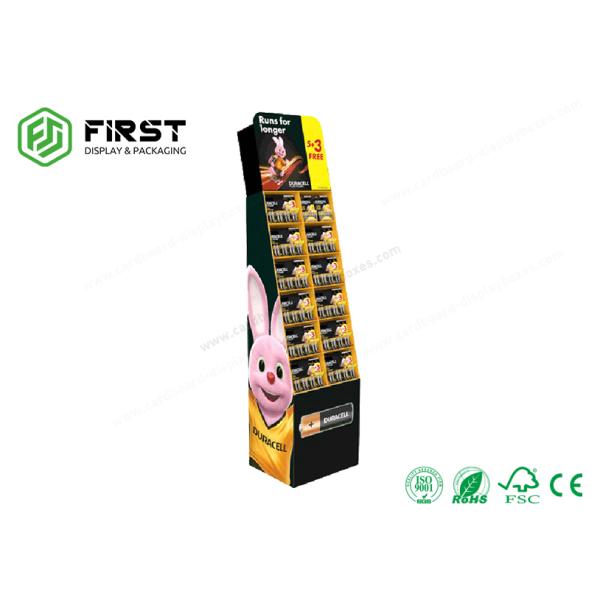 Glossy Finish Corrugated Pop Displays Printing Carton Customized