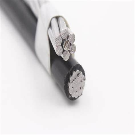 Quality XLPE PVC 0.6/1KV Aerial Bundle Cable IEC60502 Duplex Service Drop Cable for sale