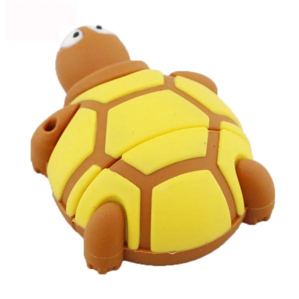 Tortoise Shape Customized USB Flash Disk Rubber Cartoon Pendrive Cute USB Flash Drive