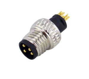 waterproof circular M5 M8 M12  8 pin LED automation industry panel mount LED connector