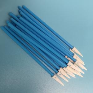 China Lint Free Pointed Foam Swab With Green / Red Handle For Electronics Cleaning Qtips wholesale