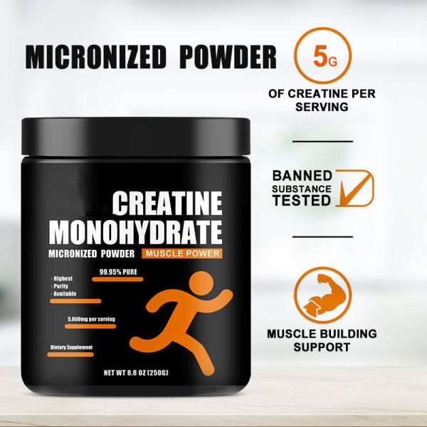 Customize creatine monohydrate 5 mg creatine monohydrate Powder Gym supplement creatine