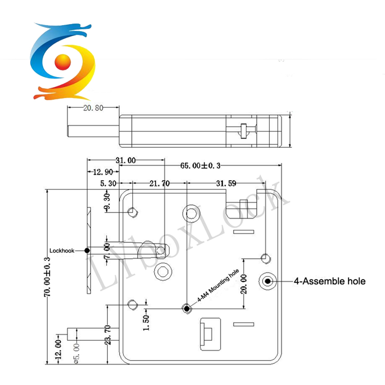 Anti Pry 6V Solenoid Lock Smart Cabinet Solenoid Electric Lock