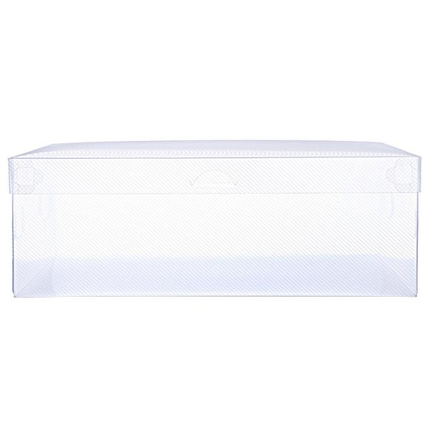 Wholesale Spot Goods Fold Plastic Transparent Eco-friendly Shoe Packaging Box