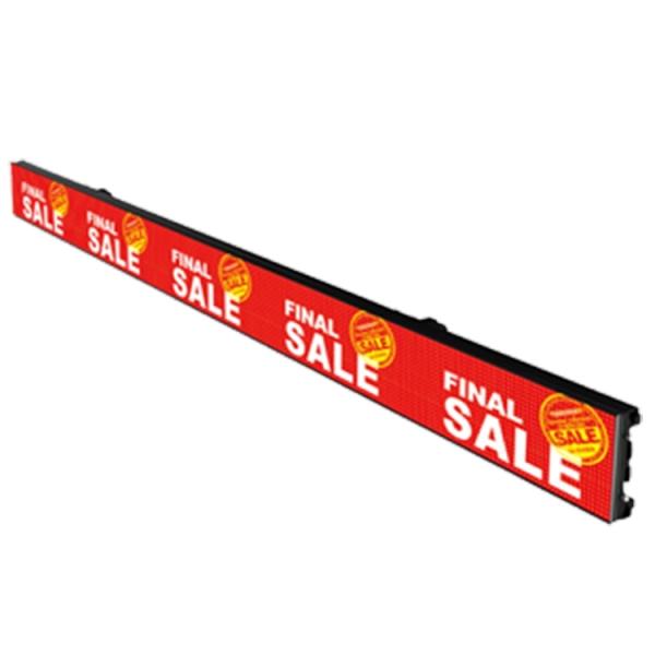 SMD1515 GOB Shelf LED Display Screen 1200X60mm 3840Hz 800nits