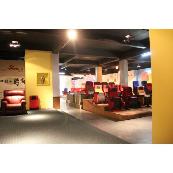 Polyester Fabric Acoustic Absorption Auditorium Theater Seating Chairs