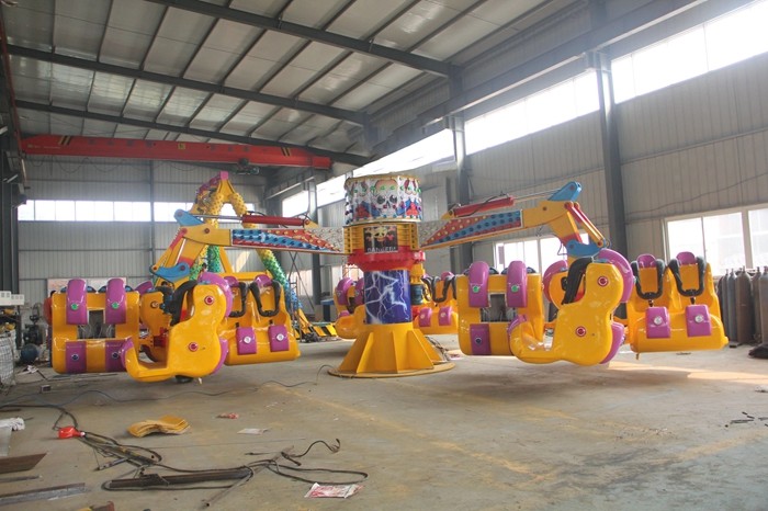 Amazing Movement Kiddie Amusement Rides With Lift Swing And Rotate Function