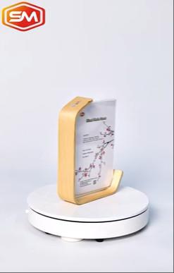 Quality Customized L Shape Wood Base Acrylic Picture Frames For Different Sizes And Styles Of Display Acrylic Picture Frames Wall Mount for sale