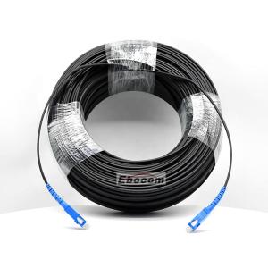 China SC/UPC-SC/UPC Ftth Pre-connection drop cable Simplex Outdoor G657A1 50m 100m Patch Cord wholesale