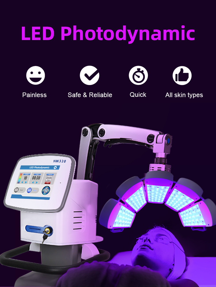 Pdt Led Light Therapy Equipment For Treatment Spots Dark Sores Red Spots Acnes