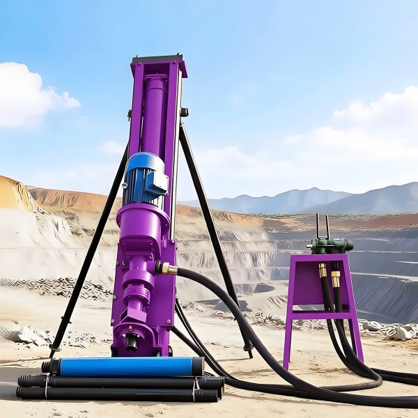 Surface DTH Drilling Rig Infrastructure Development Borehole Drilling Machine Pneumatic Drilling Rig