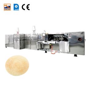 PLC Control System Wafer Biscuit Maker Made Of Stainless Steel For Market