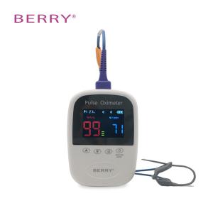 Indicator Buzzer PR Hand Held Pulse Oximeter With Spo2 Probe Sensor