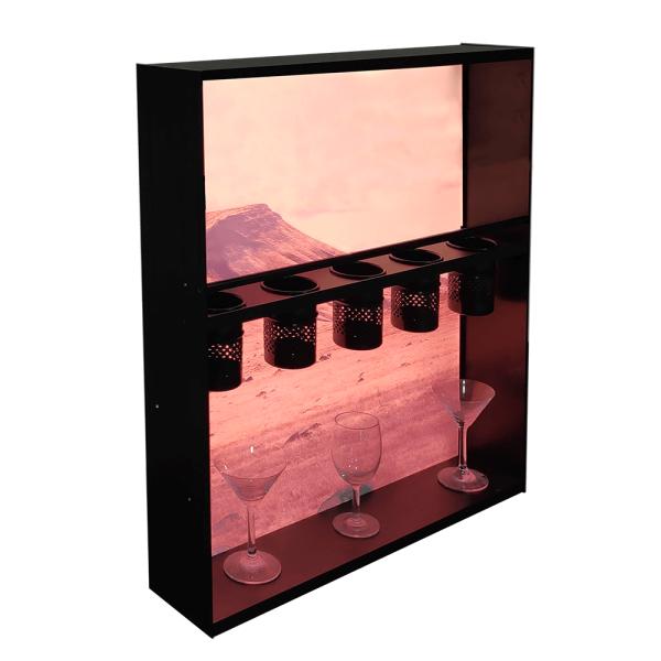Kitchen XJ1103 Light Panel Aluminum Display Shelf