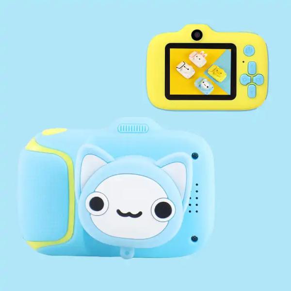 Quality Cartoon Camcorder Digital Kid Camera Cute Toy Cat Dog Unicorn Chilren's Camera Toys Kids Selfie Toddler Child Camera for sale