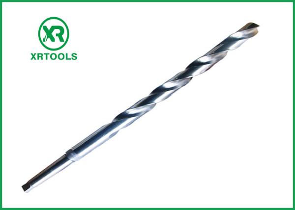 Quality White Finish Morse Taper Drill Bits , Extra Long Tapered Drill Bits For Metal for sale