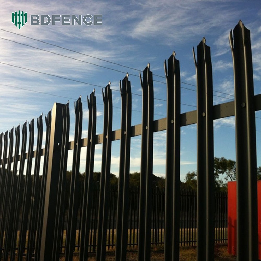 Coastal Tubular Steel Fence Humidity Resistant