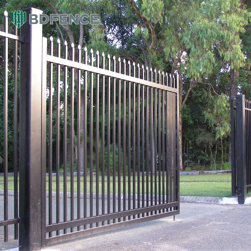 Coastal Tubular Steel Fence Humidity Resistant