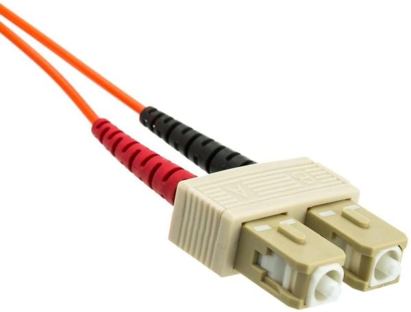 Quality MM 50/125 62.5/125 Fiber Optic Patch Cord LSZH 2.0mm Duplex SC To LC Cable for sale