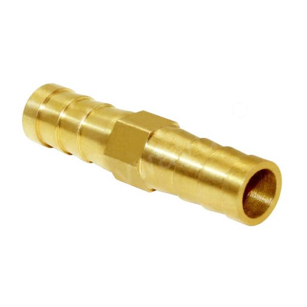 5/16" ID Brass Hose Barb , ANSI Hex Union Fitting For Water