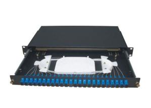 China SPCC pull push optical fiber termination box with 1U standard structure wholesale