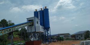 High Productivity ≤120m3/h Stationary Ready Mix Concrete Batching Machine Plant with JS2000 Twin-shaft Concrete Mixer