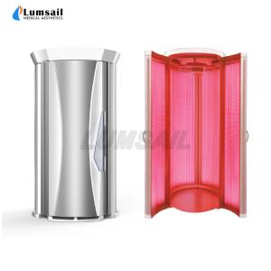 10.5KW High Power Vertical Stand Up UV Solarium Cabin 810nm LED