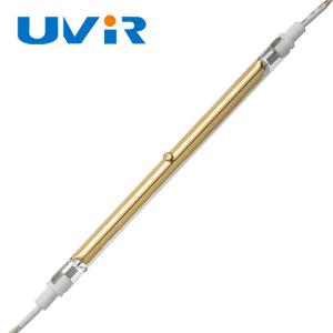 China Short Wave Quartz Halogen Heat Lamp RS 500W Gold Reflector Infrared Lamps on sale