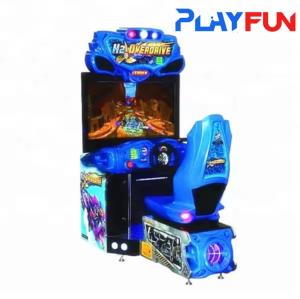 Indoor Amusement H2 OverDrive Car Racing Arcade Video Simulator Arcade Game Machine For Game Shop Game Center Shopping M