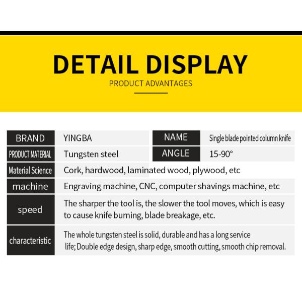 Carbide 1F 3mm Wood Milling Cutter Tools Cut Acrylic Cnc Machine Tools Fresas Para Router Bit 6mm Single Flute Sprial End Mill