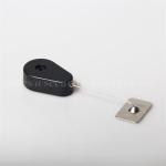 Teardrop Pullbox Anti Theft Tether with Adhesive Metal Plate Endfitting
