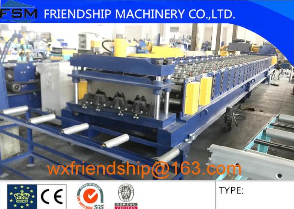 Quality Chain Driven Gi Deck Roll Forming Machine 19 Station for sale