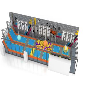 Commercial Trampoline Park Equipment With PP Matress ASTM Standard