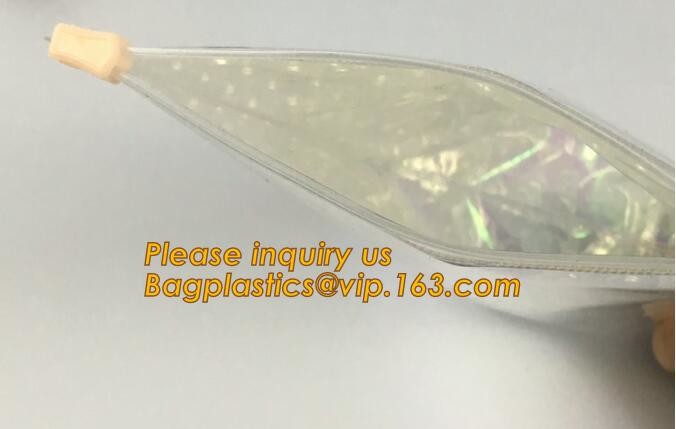 Cosmetic Slider Zip lockk Bubble Bags Bubble Slide Pouch,Zip lockk esd bubble bag bubble packaging wrap cosmetic pouch slide