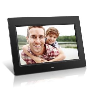 China 10.1 Inch Digital Photo Frame 1024x600 Loop Video Playback With 7 Buttons Supporting Motion Sensor wholesale